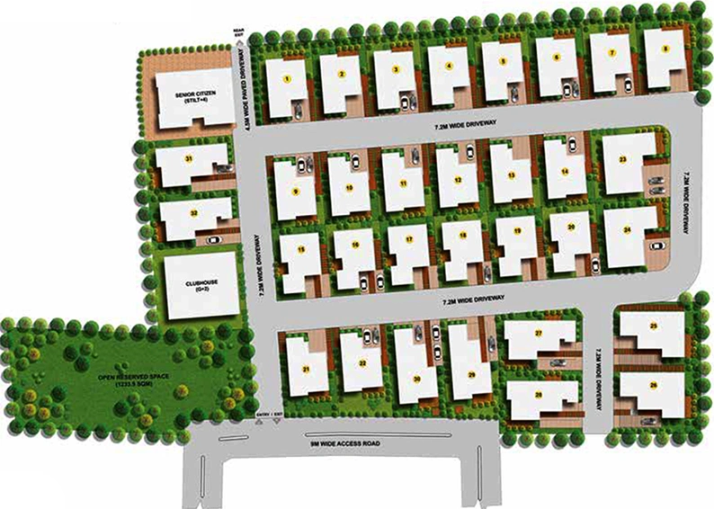 Master Plan of Srivari Saarang in Ganapathy, Coimbatore - Image 176820