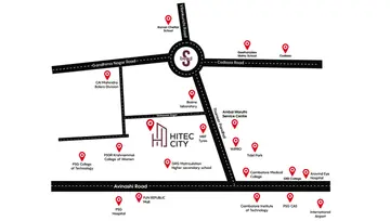 Location of Town Hitec City - Image 176856