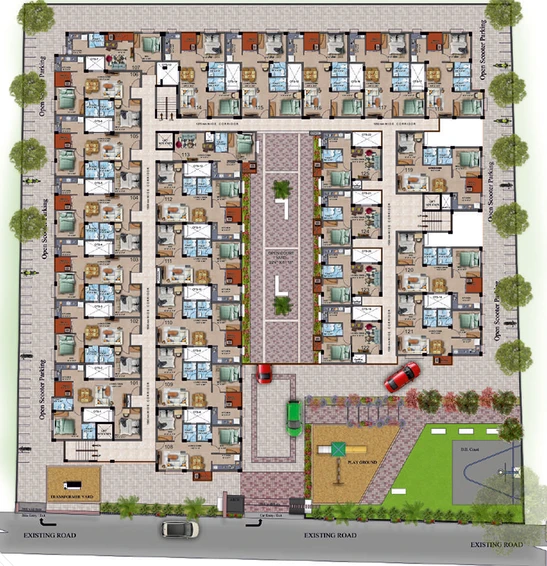 Master Plan of Town Hitec City in Vilankurichi, Coimbatore - Image 176857