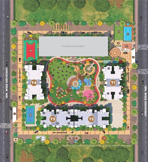Master Plan of VTP Flamante in Kharadi, Pune - Image 113185