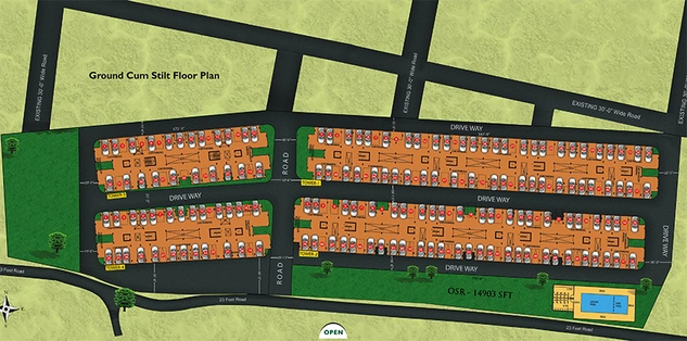 Master Plan of Ramani Coconut Grove in Singanallur, Coimbatore - Image 170694