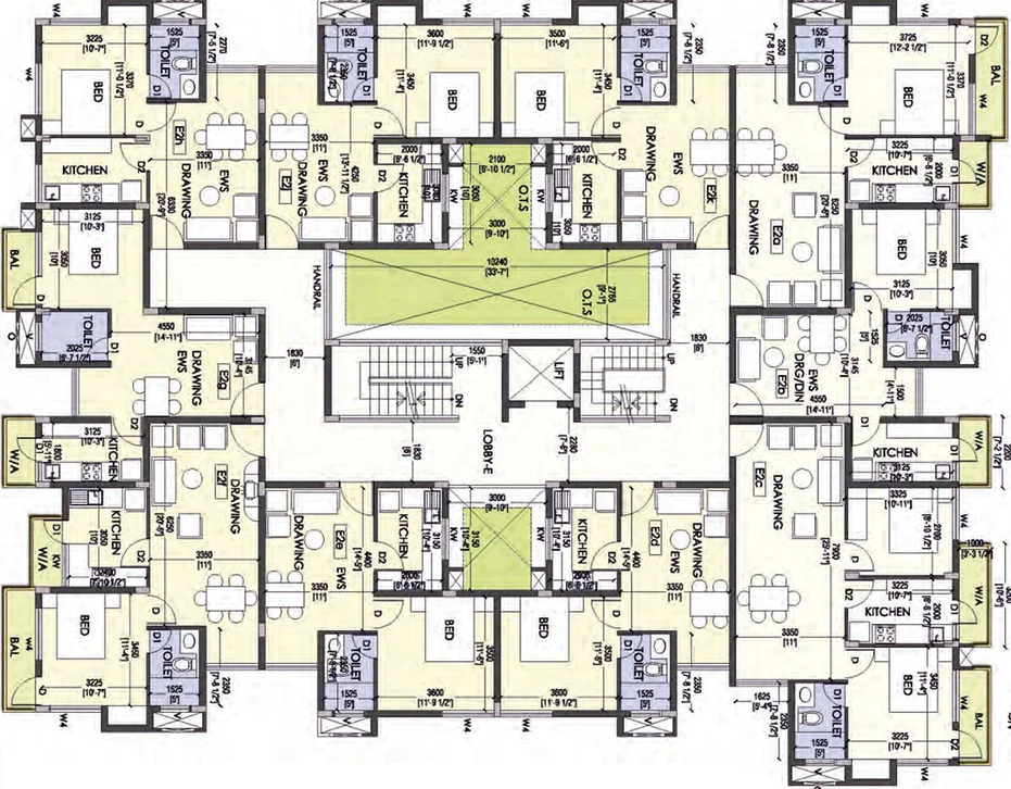 Floor Plan of Coromandel Coral Ennar in Ganapathy, Coimbatore - Image 170659