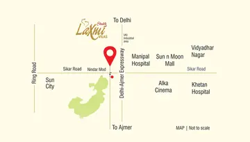 Location of Pinkcity Shubh Laxmi Vilas - Image 146791