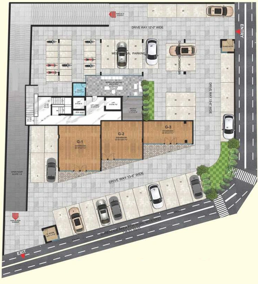 Master Plan of Upasana 1st Avenue in Gopalbari, Jaipur - Image 146798