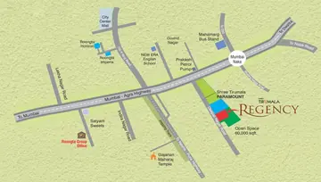 Location of Roongta Shree Tirumala Regency - Image 113289