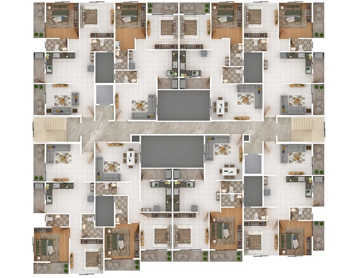 Floor Plan of Aakar Vastu Square 2 in Hudkeshwar, Nagpur - Image 146947