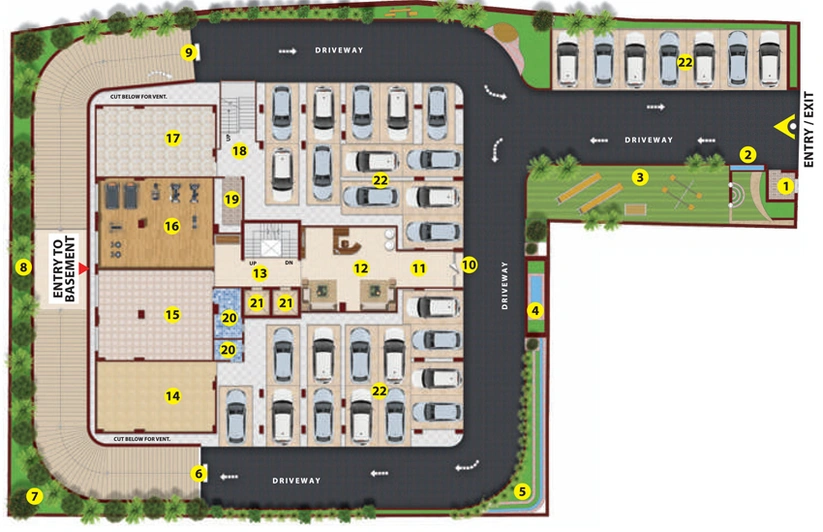 Master Plan of Kunal Shivansh Residency in Vaishali Nagar, Jaipur - Image 146958