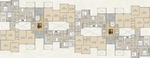 Floor Plan of Ravi Mahajan Anushree in Indira Nagar, Nashik - Image 146996