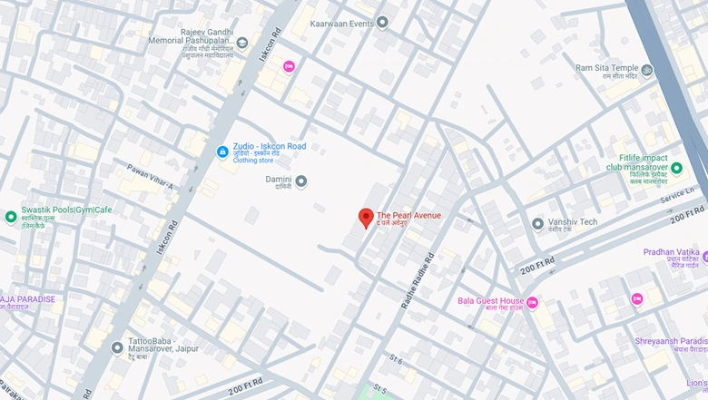 Location of Shree Balaji The Pearl Avenue in Mansarovar, Jaipur - Image 147022