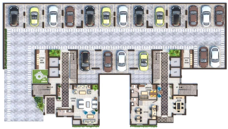 Master Plan of Vaastu Hanging Gardens in Ribandar, Goa - Image 147031