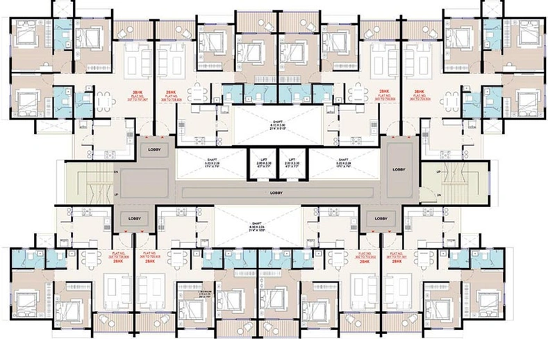 Floor Plan of Gajra Madhuban in Panchavati, Nashik - Image 147175