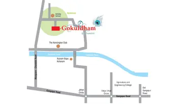 Location of Janaki Gokuldham Apartment - Image 147288