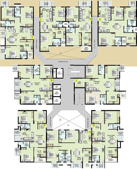 Floor Plan of Keerthi Gardenia in Whitefield, Bangalore - Image 147305