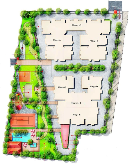 Master Plan of Keerthi Gardenia in Whitefield, Bangalore - Image 147306