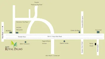Location of Keerthi Royal Palms - Image 147325