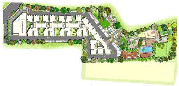 Master Plan of Keerthi Royal Palms in Electronic City, Bangalore - Image 147309