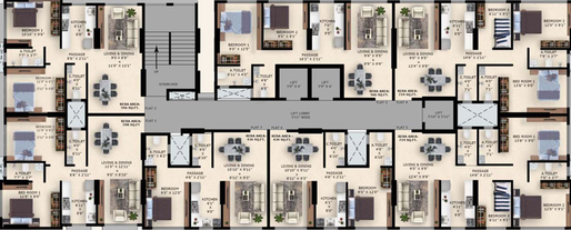 Floor Plan of Alag Ashtapad in Ghatkopar East, Mumbai - Image 90371