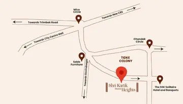 Location of Shri Kartik Swami Heights - Image 147440