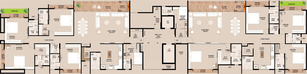 Floor Plan of The Avenue Milestone in Govind Nagar, Nashik - Image 147531