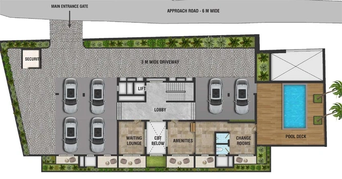 Master Plan of Claramount Sancture in Reis Magos, Goa - Image 147634
