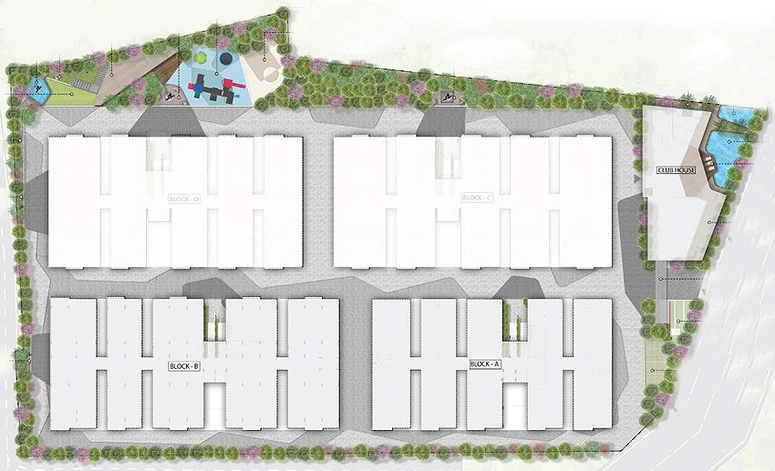 Master Plan of 99 Treez The Reef in Vepagunta, Visakhapatnam - Image 147644