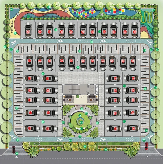 Master Plan of Chengalva TSR Evergreen in Pineapple Colony, Visakhapatnam - Image 147656