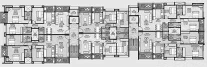 Floor Plan of Aakar Millennium in Gangapur Road, Nashik - Image 147774