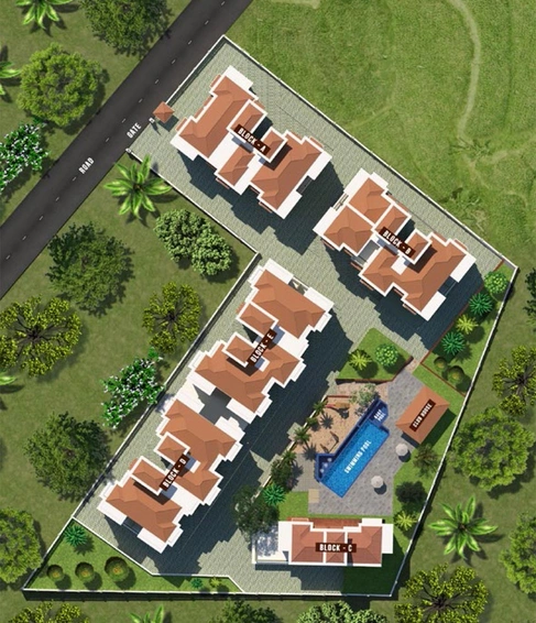 Master Plan of B&F Meadows in Nedora, Goa - Image 147838