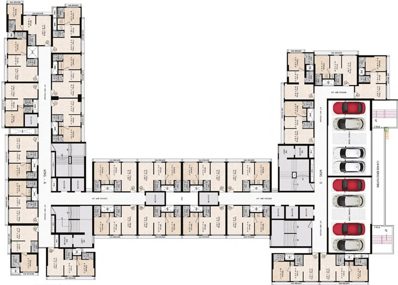 Floor Plan of North Star in Chembur East, Mumbai - Image 147864