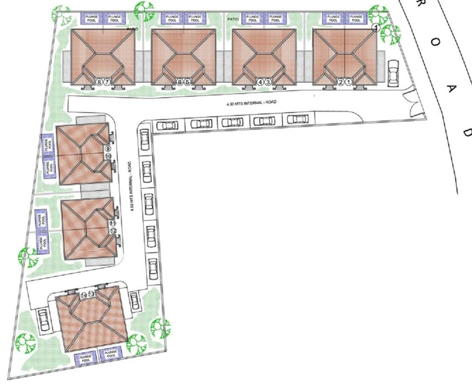 Master Plan of Bennet Quinta Del Mariano in Assagao, Goa - Image 147994