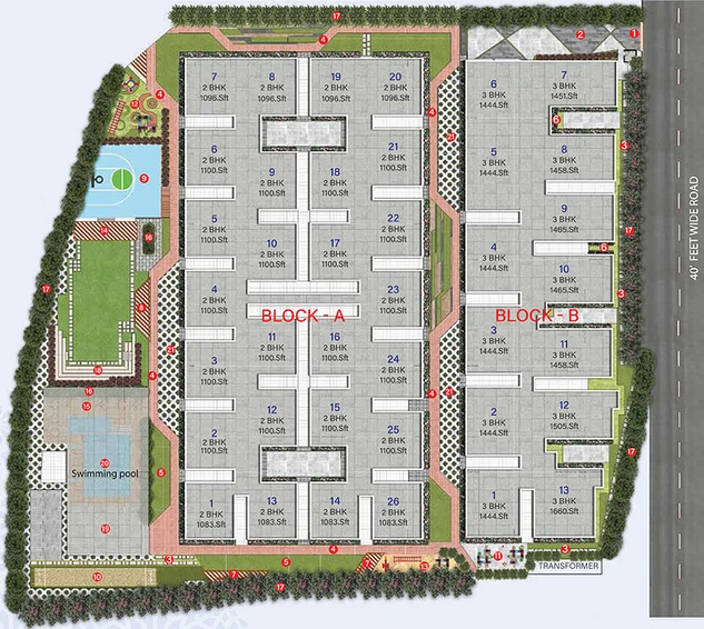 Master Plan of Utkarsha Jewel in Thagarapuvalasa, Visakhapatnam - Image 148163