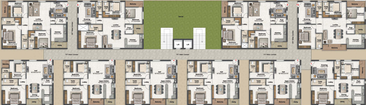Floor Plan of Harika VK Grand in Nagole, Hyderabad - Image 112972