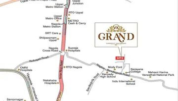 Location of Harika VK Grand - Image 112971
