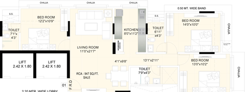 3 BHK Flat in Majestic Hari Om in Chembur East, Mumbai - Image 809708