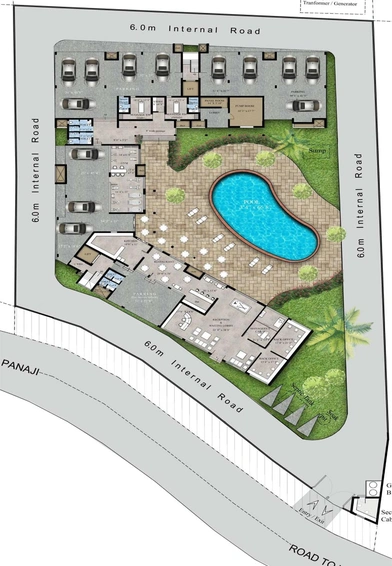 Master Plan of Ashray Chrysalis Phase 1 in Nerul, Goa - Image 148904