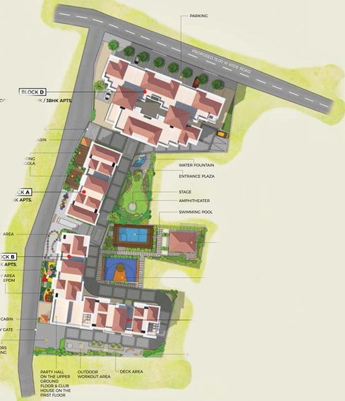 Master Plan of Classic Elite Square in Porvorim, Goa - Image 148912