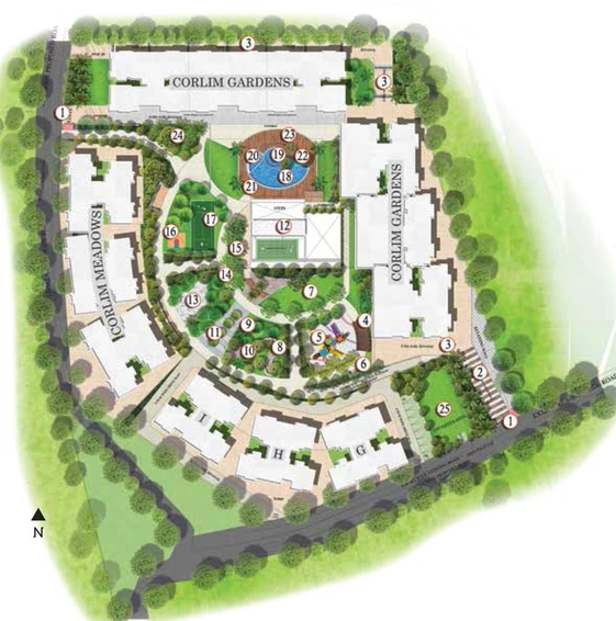Master Plan of Calvin Corlim Greens in Corlim, Goa - Image 148921