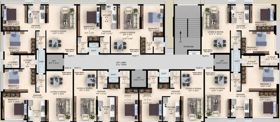 Floor Plan of Alag Artis in Ghatkopar East, Mumbai - Image 90515