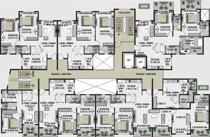 Floor Plan of Devashri The Janata in Margao, Goa - Image 149022