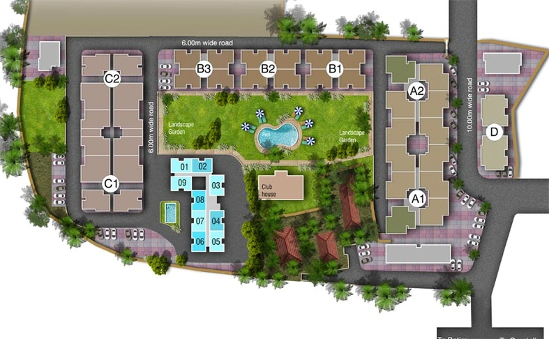 Master Plan of Devashri Sun N Sand in Candolim, Goa - Image 149050