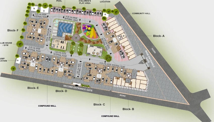 Master Plan of KK Avenue in Thivim, Goa - Image 149230