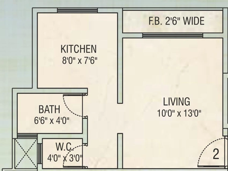 1 RK Flat in Mukta Heights in Khidkali, Thane - Image 809977