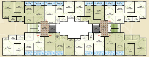 Floor Plan of Madhav Shri Dajiba Heights in Palghar, Palghar - Image 166448