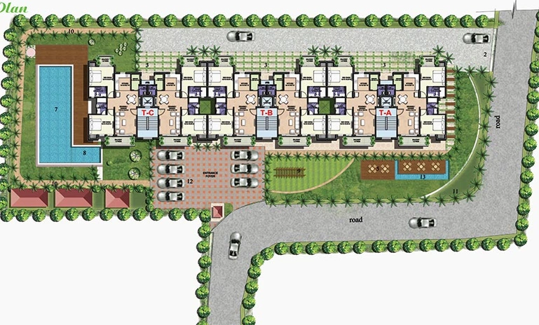 Master Plan of Veera Strand Park in Calangute, Goa - Image 149612