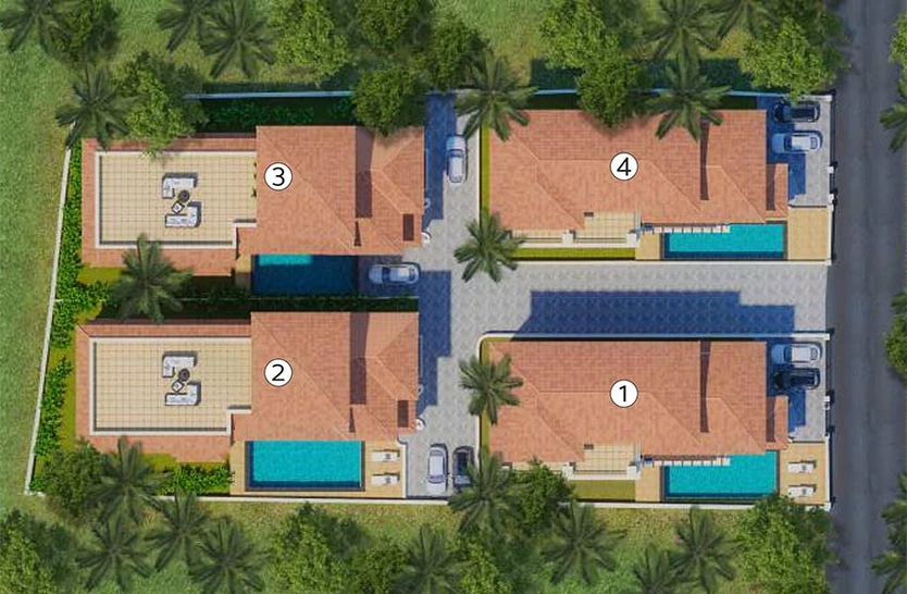 Master Plan of Veera Estate in Candolim, Goa - Image 149679