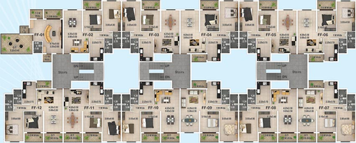 Floor Plan of Royal Arcade in Nuvem, Goa - Image 149748