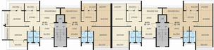 Floor Plan of Hum Green Hills in Ponda, Goa - Image 149775