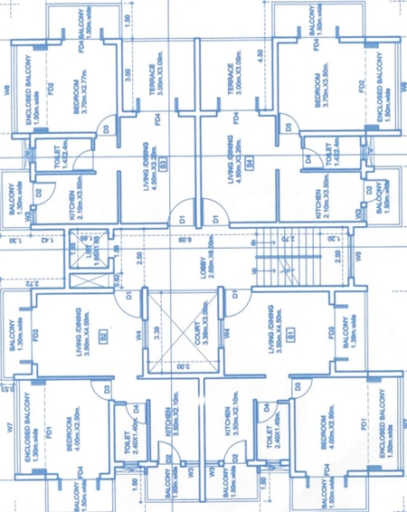 Floor Plan of Greenambit The Calissa in Calangute, Goa - Image 150060