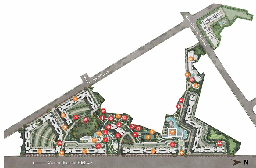 Master Plan of JP North Aviva in Mira Road East, Thane - Image 150159