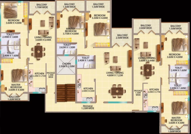 Floor Plan of Jaglax Marsierra in Siolim, Goa - Image 150188